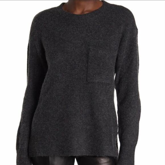 NWOT SANCTUARY Gray Fuzzy Sweater, Sz M - Picture 1 of 6